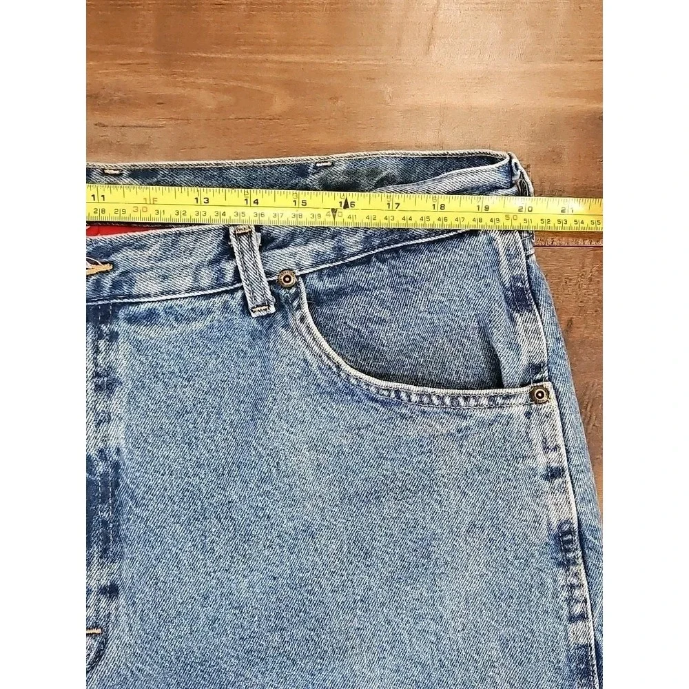 VTG Mens Wrangler Rugged Wear Thermal Jeans 40×30 - 3M Thinsulate Lining Fleece